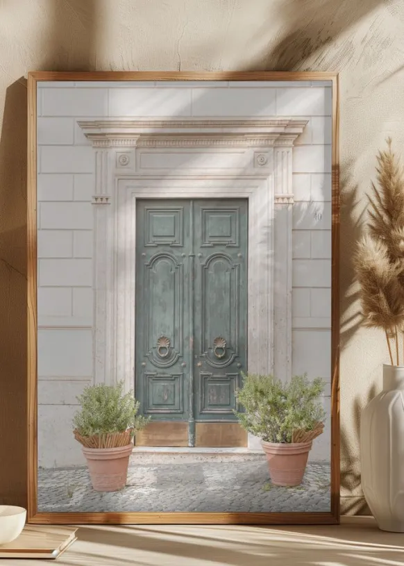 The Old Door Poster (21x29.7 cm (A4))