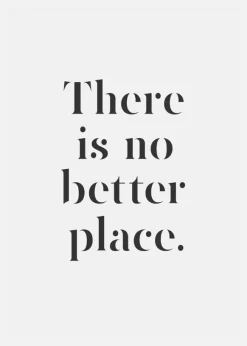 There Is No Better Place Canvastavla (30x40 cm)