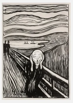 The Scream Canvastavla (30x40 cm)