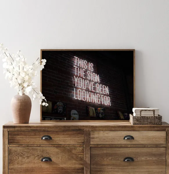 The sign Poster (21x29.7 cm (A4))
