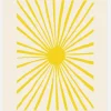 The Sun Canvastavla (30x40 cm)