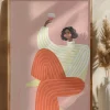 The Woman with the glass of wine Poster (21x29.7 cm (A4))