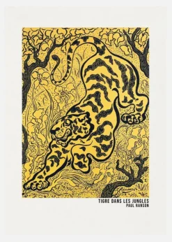 Tigre Dans Les Jungles Canvastavla (30x40 cm)