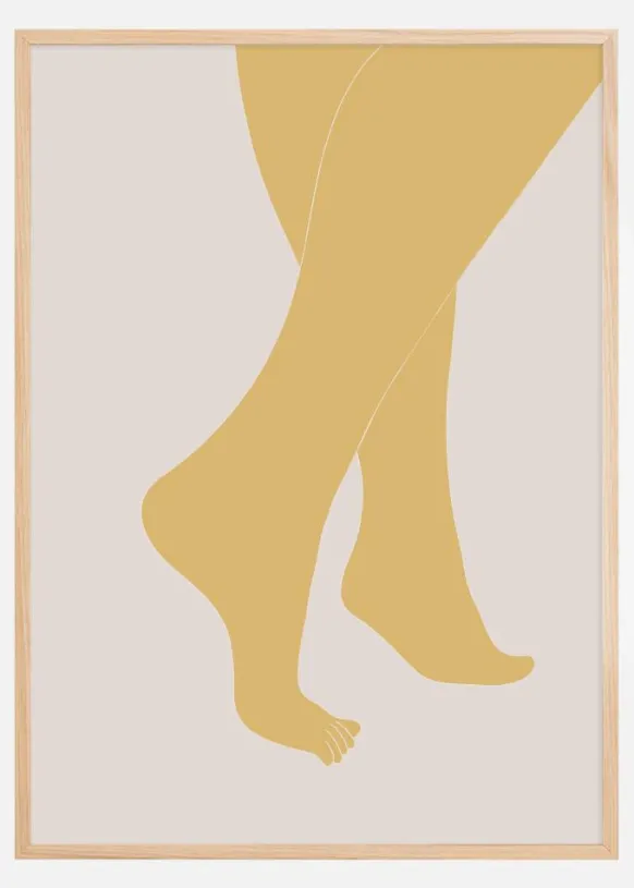 Tip Toe Poster (21x29.7 cm (A4))