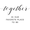 Together is our favorite place to be Poster (21x29.7 cm (A4))