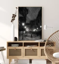 Tombe La Neige Poster (21x29.7 cm (A4))