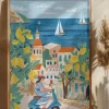 Travel woman on the Amalfi coast Poster (21x29.7 cm (A4))