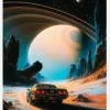 Ultimate Space Racer Canvastavla (30x40 cm)