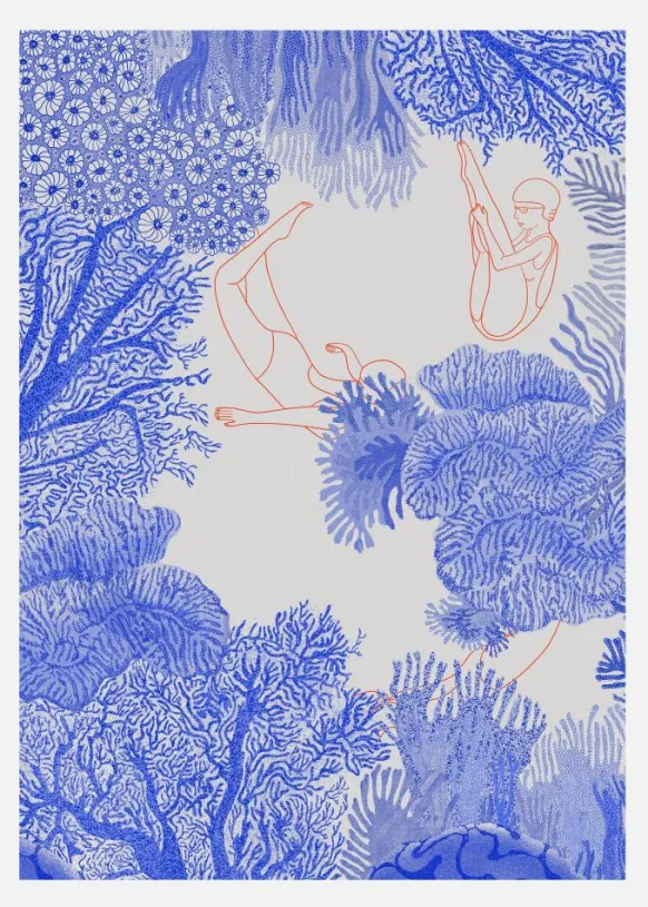 Underwater Canvastavla (30x40 cm)