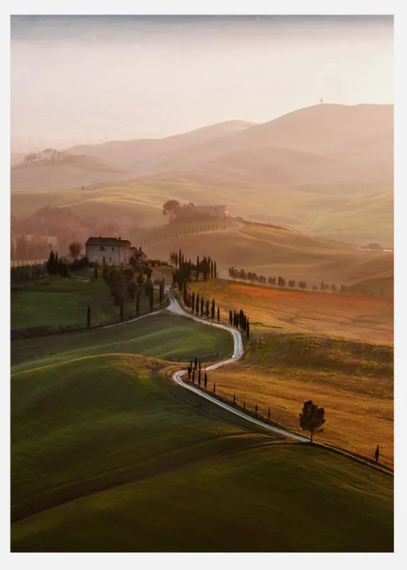Val D'orcia Canvastavla (30x40 cm)