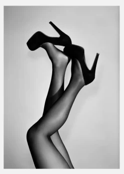 Velvet Pumps Canvastavla (30x40 cm)