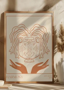 Vessel Collection : Harmony (LineArt) Poster (21x29.7 cm (A4))