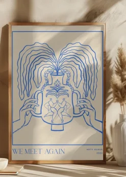 Vessel Collection : We Meet Again (LineArt) Poster (21x29.7 cm (A4))
