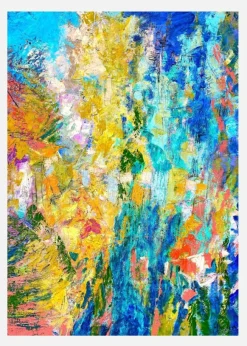Vibrant Chaos Canvastavla (30x40 cm)