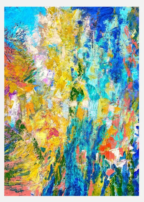 Vibrant Chaos Canvastavla (30x40 cm)
