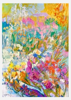 Vibrant Garden Dream Canvastavla (30x40 cm)