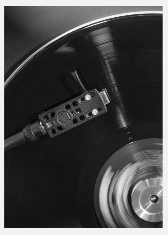 Vinyl Player Canvastavla (30x40 cm)