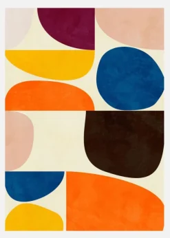 Vivid Bauhaus Canvastavla (30x40 cm)