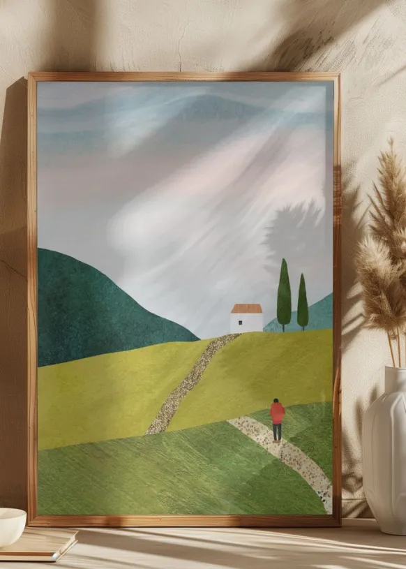 Walking Home Poster (21x29.7 cm (A4))
