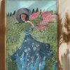 Walking with fieldflowers Poster (21x29.7 cm (A4))