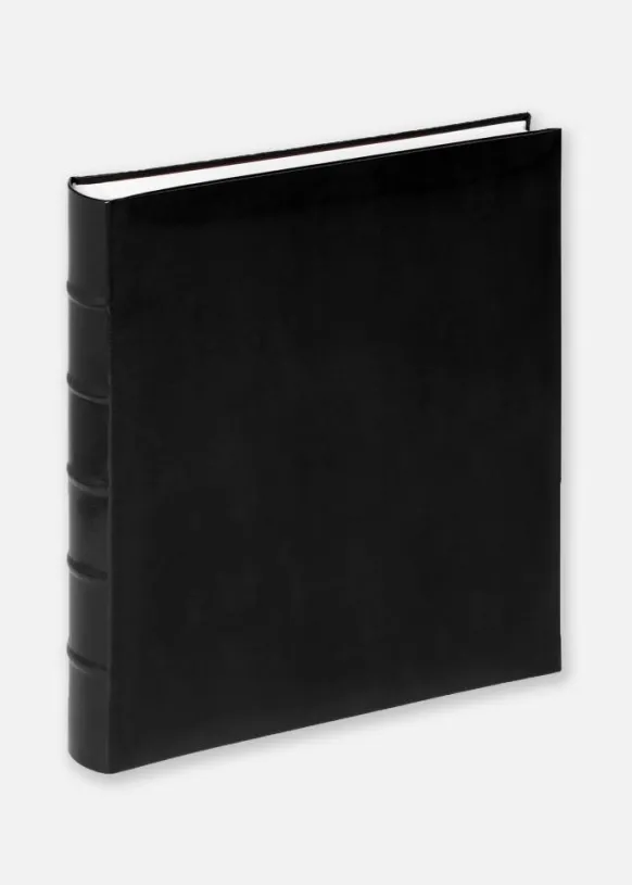 Walther Fotoalbum Classic Svart - 30x37 cm (80 Vita sidor / 40 blad)