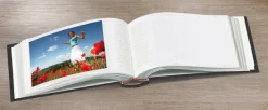 Walther Fotoalbum Classic Svart - 100 Bilder i 15x20 cm