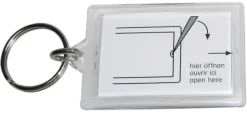 Walther Nyckelring Akryl 3,5x4,5 cm
