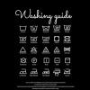 Washing guide - Black Poster (21x29.7 cm (A4))