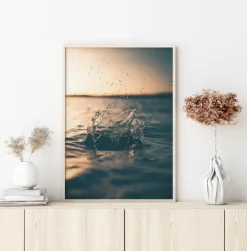 Waterdrops Poster (21x29.7 cm (A4))