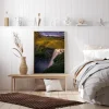 Waterfall On The Hill Poster (21x29.7 cm (A4))