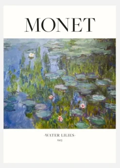Water Lilies 1915 Canvastavla (30x40 cm)