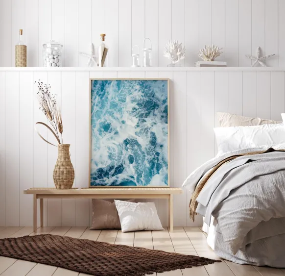 Waves Poster (21x29.7 cm (A4))