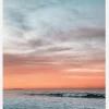 Waves Under Sunset Canvastavla (30x40 cm)