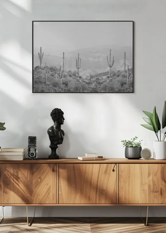 Western Cactus Poster (21x29.7 cm (A4))