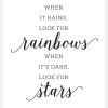 When It Rains, Look For Rainbows Canvastavla (30x40 cm)