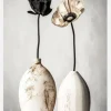 White Ceramic No 3 Canvastavla (30x40 cm)