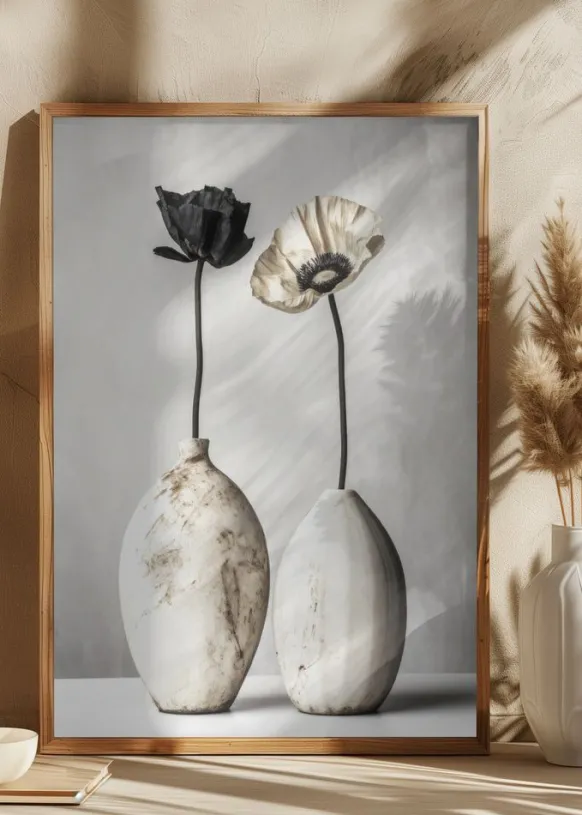 White Ceramic No 3 Poster (21x29.7 cm (A4))