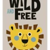 Wild and Free - Beige Poster (30x40 cm)