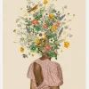 Wildflower Bouquet Canvastavla (30x40 cm)