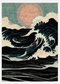 Wild Waves Canvastavla (30x40 cm)