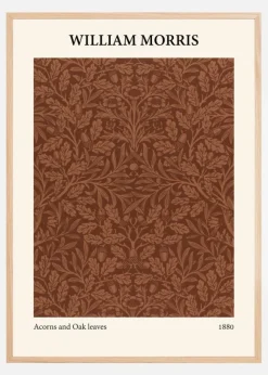 William Morris - Acorns and oak leaves Poster (21x29.7 cm (A4))