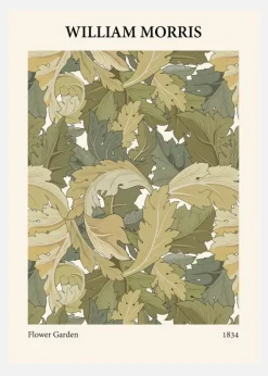 William Morris - Flower Garden 3 Canvastavla (30x40 cm)