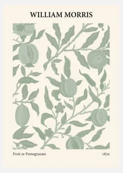 William Morris - Fruit Or Pomegranate 2 Canvastavla (30x40 cm)