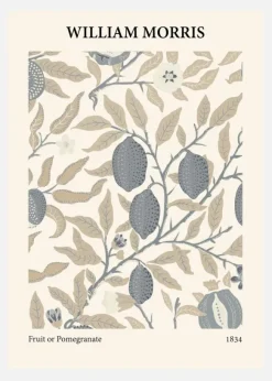 William Morris - Fruit Or Pomegranate 5 Canvastavla (30x40 cm)