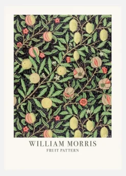 William Morris - Fruit Pattern Canvastavla (30x40 cm)