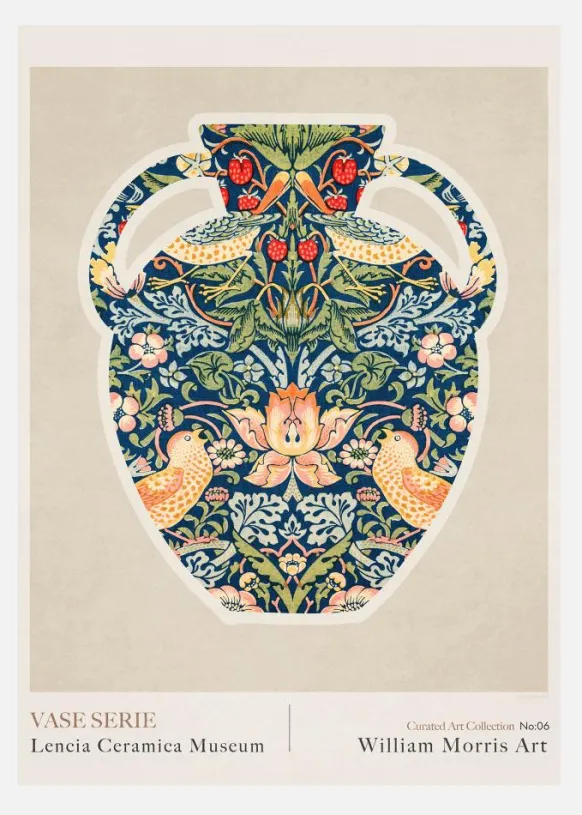 William Morris Greek 06 Canvastavla (30x40 cm)
