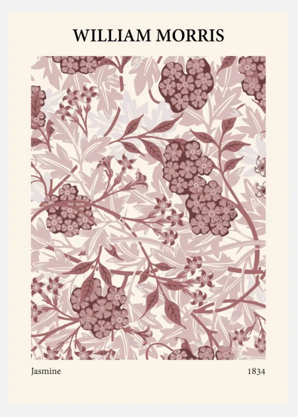 William Morris - Jasmine 1 Canvastavla (30x40 cm)