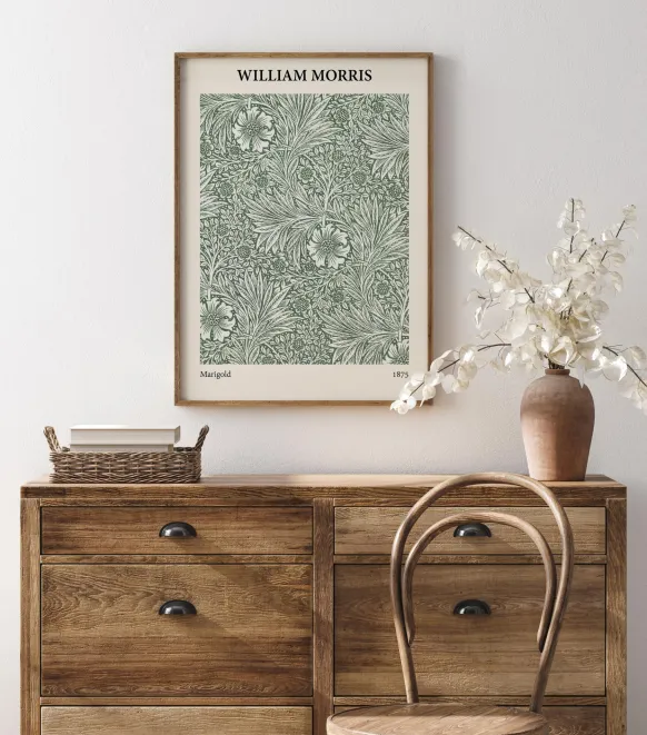 William Morris - Marigold Poster (21x29.7 cm (A4))
