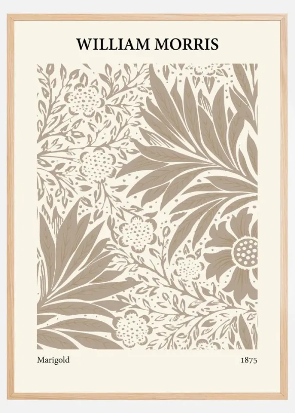 William Morris - Marigold 4 Poster (21x29.7 cm (A4))