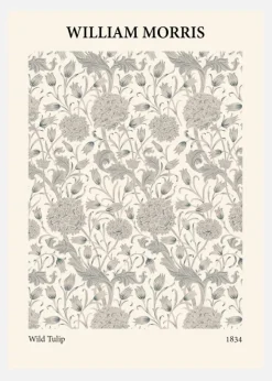 William Morris - Wild Tulip 2 Canvastavla (30x40 cm)